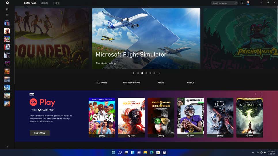 Microsoft integrará aún más el ecosistema de Xbox en Windows 11
