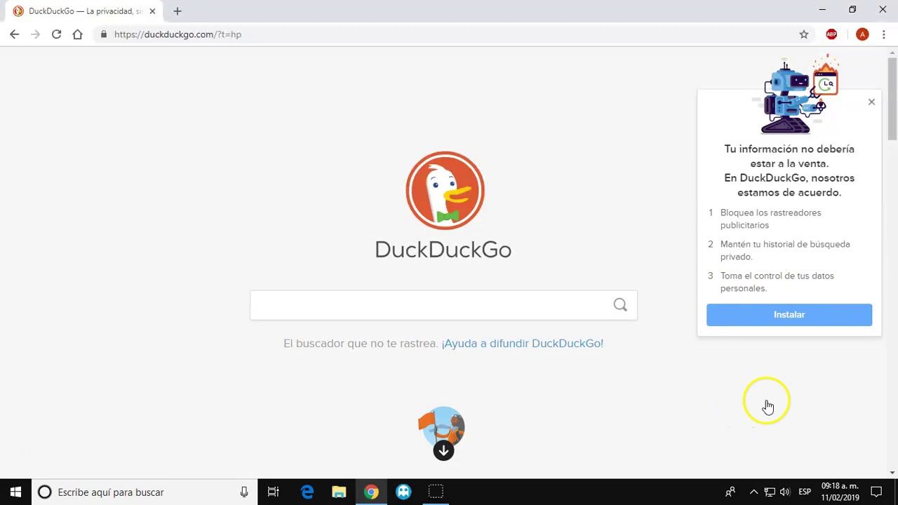 Cómo utilizar el navegador DuckDuckGo en tu PC y móvil